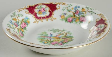 Broadway Maroon Fruit/Dessert (Sauce) Bowl