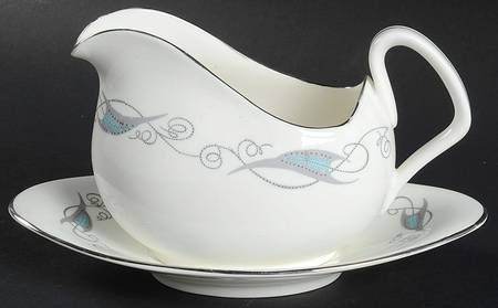 Celeste Gravy Boat & Underplate