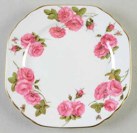 Century Rose Square Bread & Butter Plate
