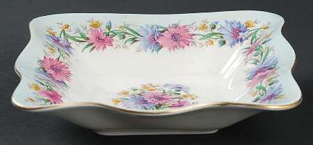 Cornflower Blue 6" Square Sweet Meat