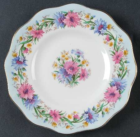Cornflower Blue Bread & Butter Plate
