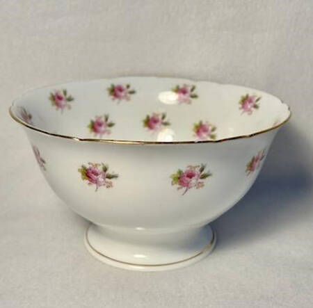 Dainty Rose Open Sugar Bowl