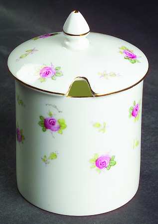 Dainty Rose Jam/Jelly & Lid