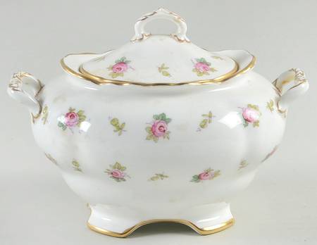 Dainty Rose Sugar Bowl & Lid