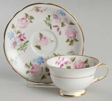 Elaine Footed Demitasse Cup & Saucer Set