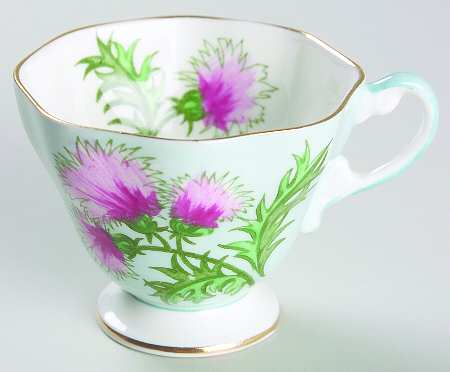 Glengarry Thistle Light Blue Footed Cup