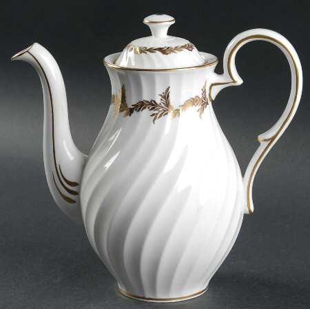 Golden Regency Mini Coffee Pot & Lid