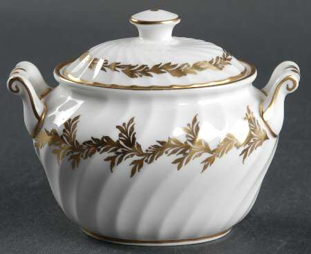 Golden Regency Mini Sugar Bowl & Lid