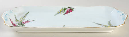 Highland Heather (12 Scalloped Salad Plate) Large Sandwich Tray