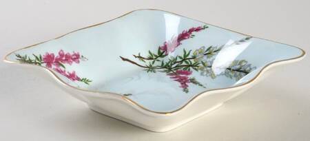 Highland Heather (12 Scalloped Salad Plate) 5" Square Sweet Meat
