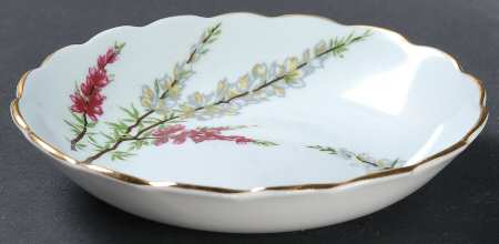 Highland Heather (12 Scalloped Salad Plate) Fruit/Dessert (Sauce) Bowl