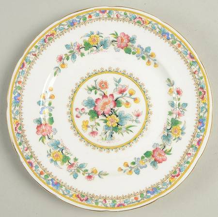 Ming Rose Dessert/Pie Plate