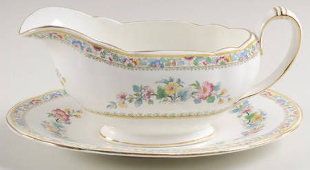 Ming Rose Gravy Boat & Underplate
