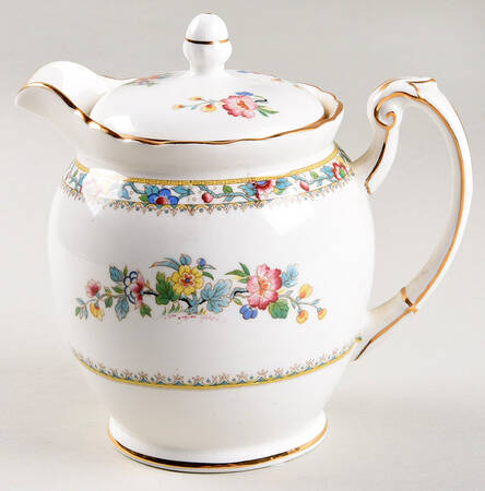 Ming Rose Pitcher & Lid