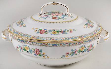 Ming Rose Round Covered Vegetable by Foley