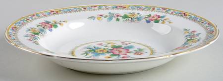 Ming Rose Large Rim Soup Bowl