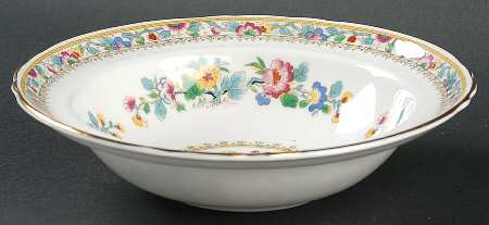 Ming Rose Rim Fruit/Dessert (Sauce) Bowl
