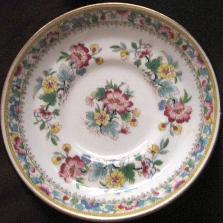 Ming Rose Saucer for Footed Demitasse Cup
