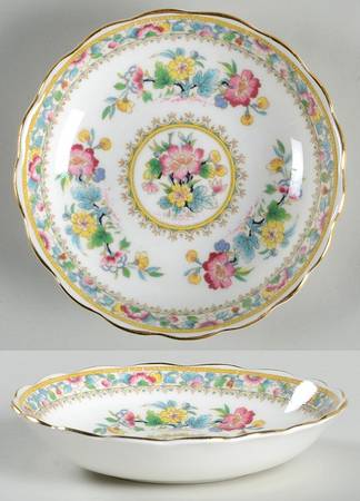 Ming Rose Round Sweet Meat Dish