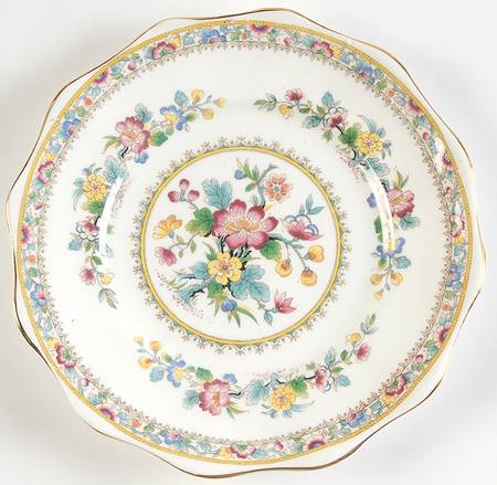 Ming Rose Dessert/Pie Plate