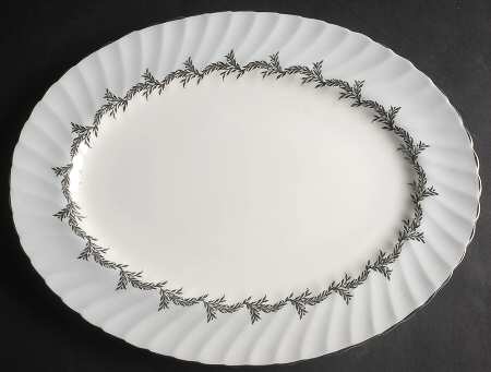 Silver Fern 13" Oval Serving Platter
