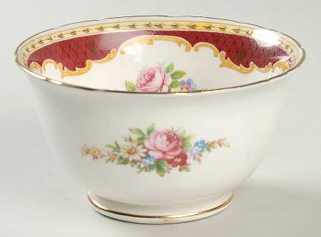 Windsor Burgundy Cranberry Bowl