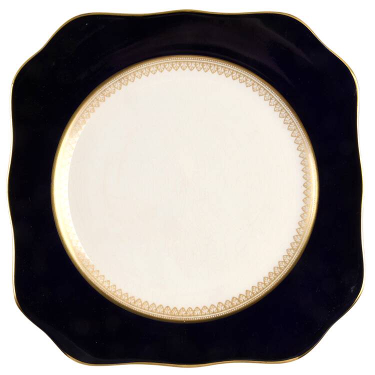 5973 Cobalt (Smooth) Square Salad Plate