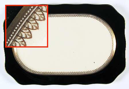 5973 Cobalt (Smooth) Large Sandwich Tray
