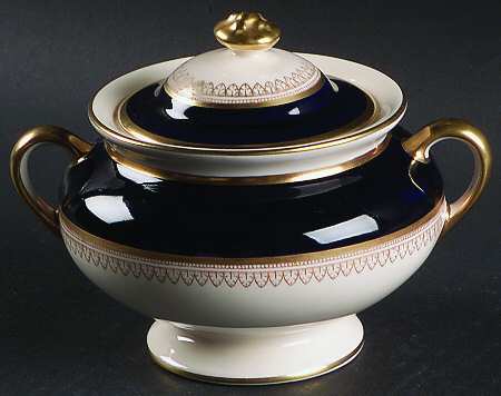 5973 Cobalt (Smooth) Sugar Bowl & Lid