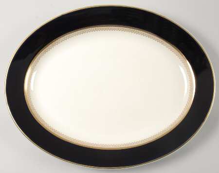 5973 Cobalt (Smooth) 14" Oval Serving Platter