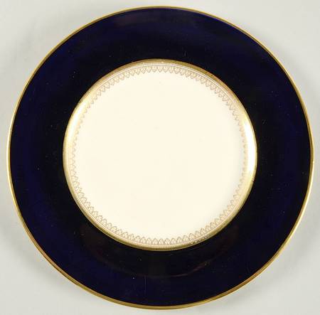 5973 Cobalt (Smooth) Luncheon Plate