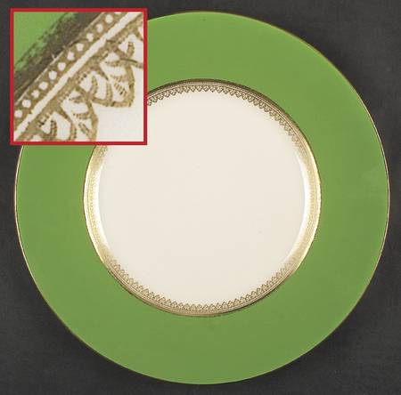 5973 Green Dinner Plate
