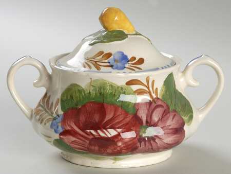 Belle Fiore Sugar Bowl & Lid