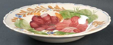 Belle Fiore Large Rim Soup Bowl