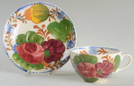 Belle Fiore Flat Cup & Saucer Set