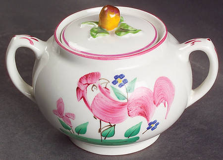 Chanticleer Mini Sugar Bowl & Lid