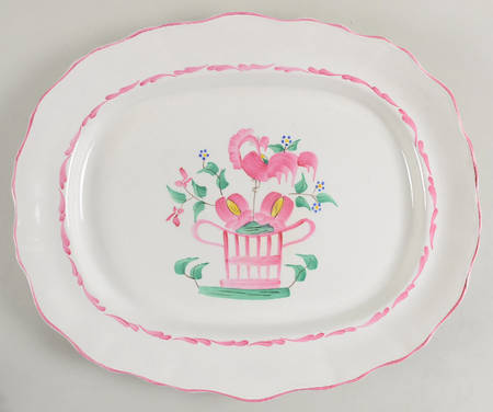 Chanticleer 16" Oval Serving Platter