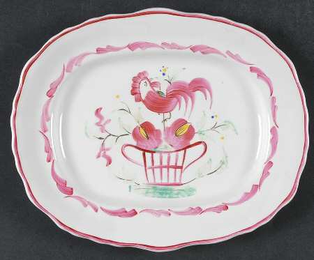 Chanticleer 10" Oval Serving Platter