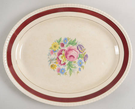 FON1 14" Oval Serving Platter