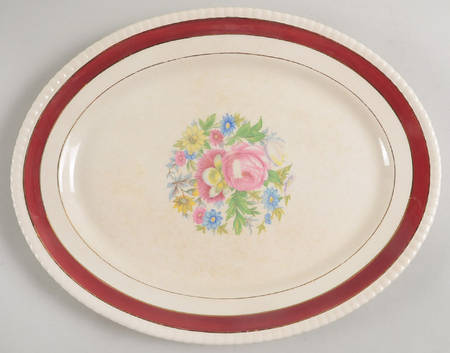 FON1 12" Oval Serving Platter