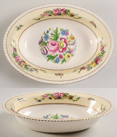 Hampton Court 10" Oval Vegetable Bowl