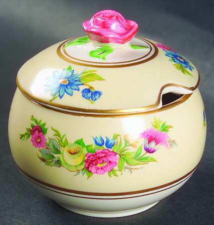 Hampton Court Condiment Jar & Lid