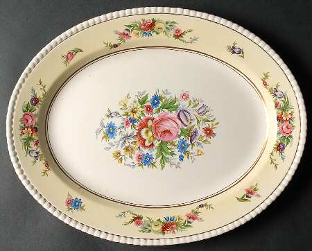 Hampton Court 14" Oval Serving Platter