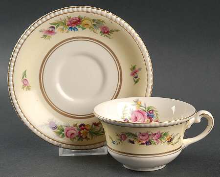 Hampton Court Flat Cup & Saucer Set