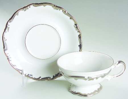 Antoinette Footed Cup & Saucer Set