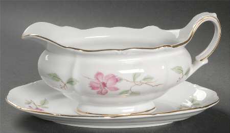 Blossom Time Gravy Boat & Underplate by Forest