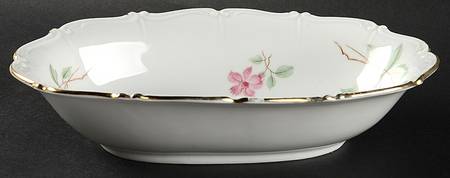 Blossom Time 9" Oval Vegetable Bowl
