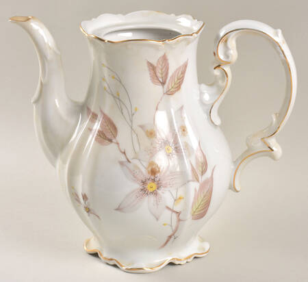 Brown Orchid Coffee Pot No Lid
