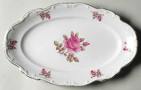 Corsage 13" Oval Serving Platter by Forest