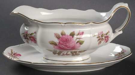 Corsage Gravy Boat & Underplate